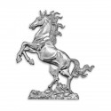 7" x 7" Solid Frame with Pewter - Horse Of Fortune