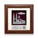 7" x 7" Solid Frame with Pewter - Malaysia Landmark