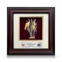 10" x 10" Solid Frame with Gold Plated Pewter : Padi (Paddy)