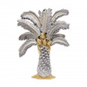 10" x 10" Solid Frame with Gold Plated Pewter : Kelapa Sawit (Oil Palms)