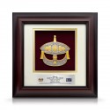 10" x 10" Solid Frame with Gold Plated Pewter : Wau Bulan