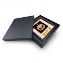 10" x 10" Solid Frame with Gold Plated Pewter : Wau Bulan