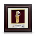 10" x 10" Solid Frame with Gold Plated Pewter : Kebaya Nyonya