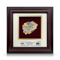 10" x 10" Solid Frame with Gold Plated Pewter : Tepak Sireh