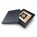 10" x 10" Solid Frame with Gold Plated Pewter : Putrajaya (Round)
