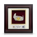 10" x 10" Solid Frame with Gold Plated Pewter : Tengkolok