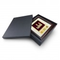 10" x 10" Solid Frame with Gold Plated Pewter : Sultan Abdul Samad Building