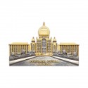10" x 10" Solid Frame with Gold Plated Pewter : Perdana Putra