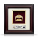 10" x 10" Solid Frame with Gold Plated Pewter : Wau Seri Negeri