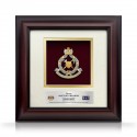 10" x 10" Solid Frame with Gold Plated Pewter : Logo Police Diraja Malaysia (Polis PDRM)