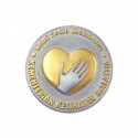 10" x 10" Solid Frame with Gold Plated Pewter : Logo KKM Kementerian Kesihatan Malaysia