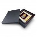 10" x 10" Solid Frame with Gold Plated Pewter : Durian Musang King