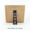 10" x 10" Solid Frame with Gold Plated Pewter : Padi (Paddy)