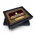 11" x 15.6" VIP Songket Frame with Gold Plated Pewter - Perdana Putra Building