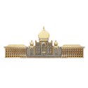 11" x 15.6" VIP Songket Frame with Gold Plated Pewter - Perdana Putra Building