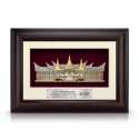 11" x 15.5" VIP Frame with Gold Plated Pewter - Rumah Minang