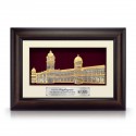 11" x 15.5" VIP Frame with Gold Plated Pewter - Sultan Abdul Samad Building