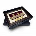 11" x 15.5" VIP Frame with Gold Plated Pewter - Sultan Abdul Samad Building