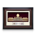 11" x 15.5" VIP Frame with Gold Plated Pewter - Perdana Putra Building