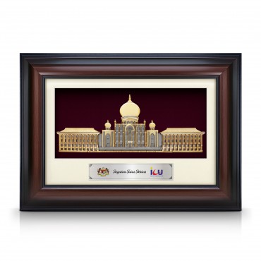 11" x 15.5" VIP Frame with Gold Plated Pewter - Perdana Putra Building 11" x 15.5" VIP Frame with Gold Plated Pewter - Perdana Putra Building