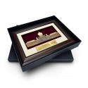 11" x 15.5" VIP Frame with Gold Plated Pewter - Perdana Putra Building