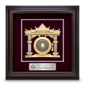 16" x 16" VIP Frame with Gold Plated Pewter - Gong