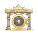 16" x 16" VIP Frame with Gold Plated Pewter - Gong
