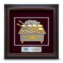 16" x 16" VIP Frame with Gold Plated Pewter : Tepak Sireh