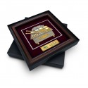 16" x 16" VIP Frame with Gold Plated Pewter : Tepak Sireh