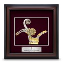 16" x 16" VIP Frame with Gold Plated Pewter : Hornbill