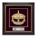16" x 16" Gold Border VIP Frame with Gold Plated Pewter - Wau Bulan