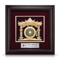 16" x 16" VIP Frame with Gold Plated Pewter - Gong