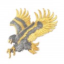 16" x 16" VIP Frame with Gold Plated Pewter - Flying Eagle