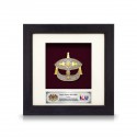 6" x 6" Frame with Gold Plated Pewter : Wau Bulan