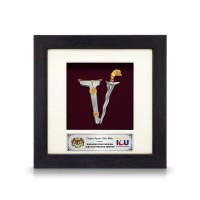 6" x 6" Frame with Gold Plated Pewter : Keris (Kris)