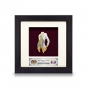 6" x 6" Frame with Gold Plated Pewter : Kebaya Nyonya