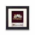 6" x 6" Frame With Gold Plated Pewter : Gasing