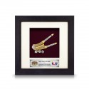 6" x 6" Frame with Gold Plated Pewter : Kacip