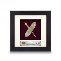 6" x 6" Frame with Gold Plated Pewter : Perisai Iban