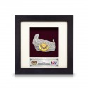 6" x 6" Frame with Gold Plated Pewter : Tengkolok