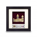 6" x 6" Frame with Gold Plated Pewter : Sultan Abdul Samad Building