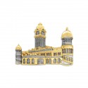 6" x 6" Frame with Gold Plated Pewter : Sultan Abdul Samad Building