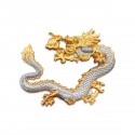 6" x 6" Frame with Gold Plated Pewter : Dragon