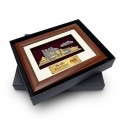6.5" x 8.5" Solid Frame with Gold Plated Pewter : Putrajaya Landmark
