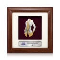 7" x 7" Solid Frame with Gold Plated Pewter - Kebaya Nyonya