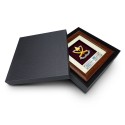 7" x 7" Solid Frame with Gold Plated Pewter - Coat of Arms of Pahang (Logo Pahang)