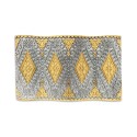 7" x 7" Solid Frame with Gold Plated Pewter - Songket