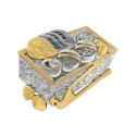 7" x 7" Frame with Gold Plated Pewter - Tepak Sireh