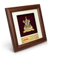 7" x 7" Logo Frame with Gold Plated Pewter - Coat of Arms of Selangor (Logo Selangor)