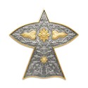 7" x 7" Frame with Gold Plated Pewter - Wau Merak